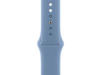 Смарт-часы Apple Watch Series 9 45mm (GPS) Silver Aluminum Case with Winter Blue Sport Band S/M (MR9R3)