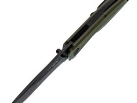 Складной нож Mr.Blade Convair Gen.2 blackwash сталь D2, рукоять Olive G10