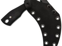 Нож Barmaley Knives Грим BW серрейтор, сталь AUS-10Co, рукоять G10, черный