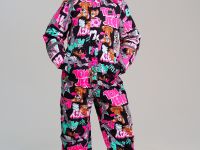 Комбинезон текстильный с полиуретановым покрытием для девочек