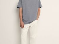 Футболка свободного силуэта в полоску