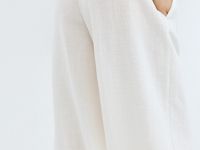 Широкие брюки с поясом, Бежевый