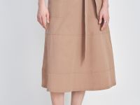 Юбка миди с поясом