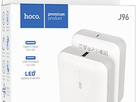 Портативное зарядное устройство Hoco J96 Strider 5000 мАч Белое
