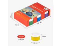 Краски пальчиковые Гамма "Мультики" 6 цв*50 мл, классические, картон. упаковка