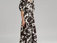 Свободное платье макси с поясом