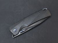 Складной нож TuoTown Themis DLC, сталь T14N, рукоять Black Crystal Ti