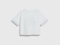 Свободная футболка для девочек, Белый