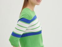 Джемпер в полоску из вискозы