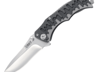 Полуавтоматический складной нож Drip Tighe, CRKT 1190, сталь 8Cr13MoV Satin, рукоять carbon fiber/G10