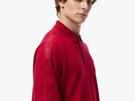 Мужская хлопковая рубашка-поло Lacoste