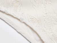 Плавки-бразилиана из ажурной ткани, Бежевый