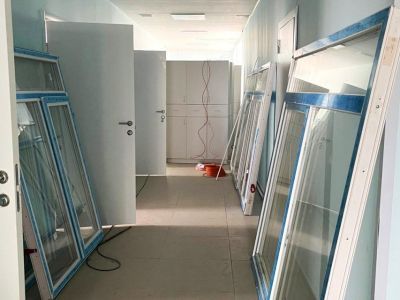 В Мирнинской районной больнице проводят капитальный ремонт в рамках нацпроекта