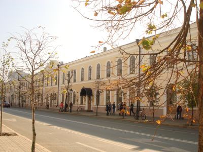 Здание Казанской духовной семинарии, где в 1871г. жил и работал ученый и просветитель Каюм Насыри