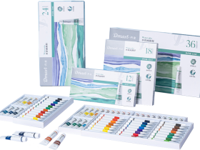 Набор акварели Dmast 24 тубы по 12 мл в картонной упаковке