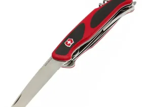 Многопредметный складной нож Victorinox RangerGrip 71 Gardener 0.9713.C, сталь X55CrMo14, рукоять нейлон, 130мм 7 функций красно-чёрный