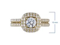 Классическое кольцо из желтого золота э0312кц07166700_white