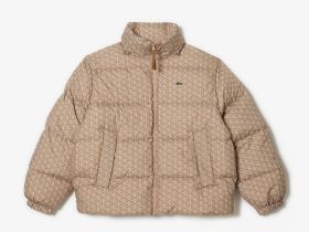 Мужской пуховик Lacoste Packaway с капюшоном