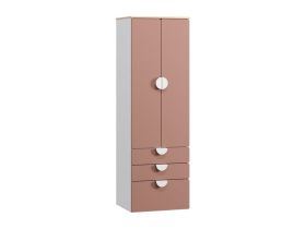 Шкаф детский Милна 2.3-60x190 Розовый