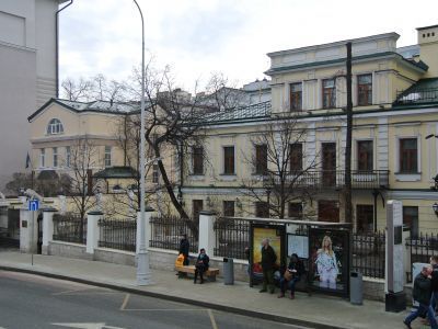 Городская усадьба П.П.Хрущева - А.А.Котлярева, кон. XVIII в. - нач. XX в., архитекторы С.В.Соколов, Д.М.Челищев