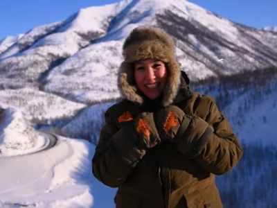 Впервые якутские блогеры добрались до самых загадочных гор в Арктике