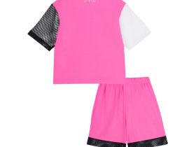 Комплект трикотажный для девочек: фуфайка (футболка), шорты