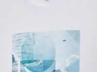 Свободная футболка с принтом