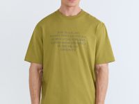 Футболка с принтом и вышивкой, Зеленый