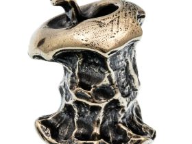 Бусина для темляка Огрызок, мельхиор