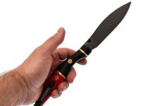 Складной нож Reptilian Трапёр-01 ограниченное издание, сталь D2, рукоять черный и красный G10