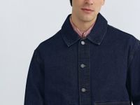 Джинсовая куртка-рубашка, Синий