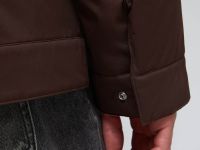 Утепленная куртка с отложным воротником