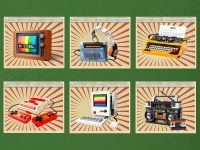 JK8211 Конструктор Настольный ПК 1984