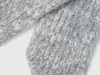 Вязаная шапка-ушанка для девочек, Серый