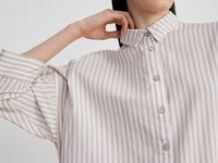 Платье-рубашка женское из хлопка