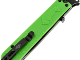 Складной нож Перемен Зубры BSW, сталь 8Cr14MoV, рукоять FRN, зелёный