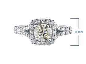 Кольцо из белого золота э0912кц10174800_white