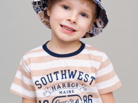 Панама текстильная для мальчиков