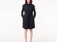 Женское платье Lacoste Relaxed Fit с поясом и длинным рукавом