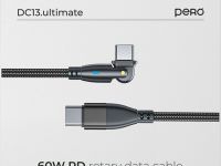 Кабель Pero DC13 Ultimate PD USB-C / USB-C 1 м Чёрный