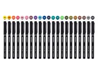 Набор цветных капиллярных ручек Малевичъ "GrafArt PRO", базовый, 21 шт