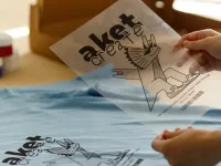 Набор для шелкографии 2.0: пленка для лазерного принтера, черная и белая краска