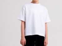 Комплект трикотажный для девочек: фуфайка (футболка), шорты, сумка-мешок