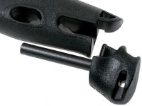 Нож с фиксированным лезвием Morakniv Companion Spark Black, сталь Sandvik 12C27, рукоять резина/пластик