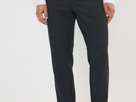 Брюки c микрорисунком, Серый