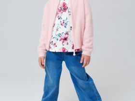 Кардиган трикотажный для девочек