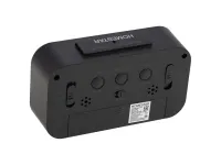 Часы-будильник Homestar HS-0110 с метеостанцией (черный)