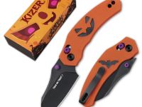 Нож Kizer Halloween Mini Bulldog, сталь Nitro-V, рукоять G10