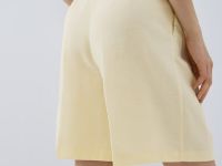 Шорты со складками, Желтый