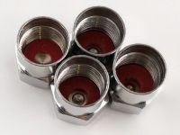 Колпачок ACME на автомобильный ниппель с уплотнителем (серебристый)